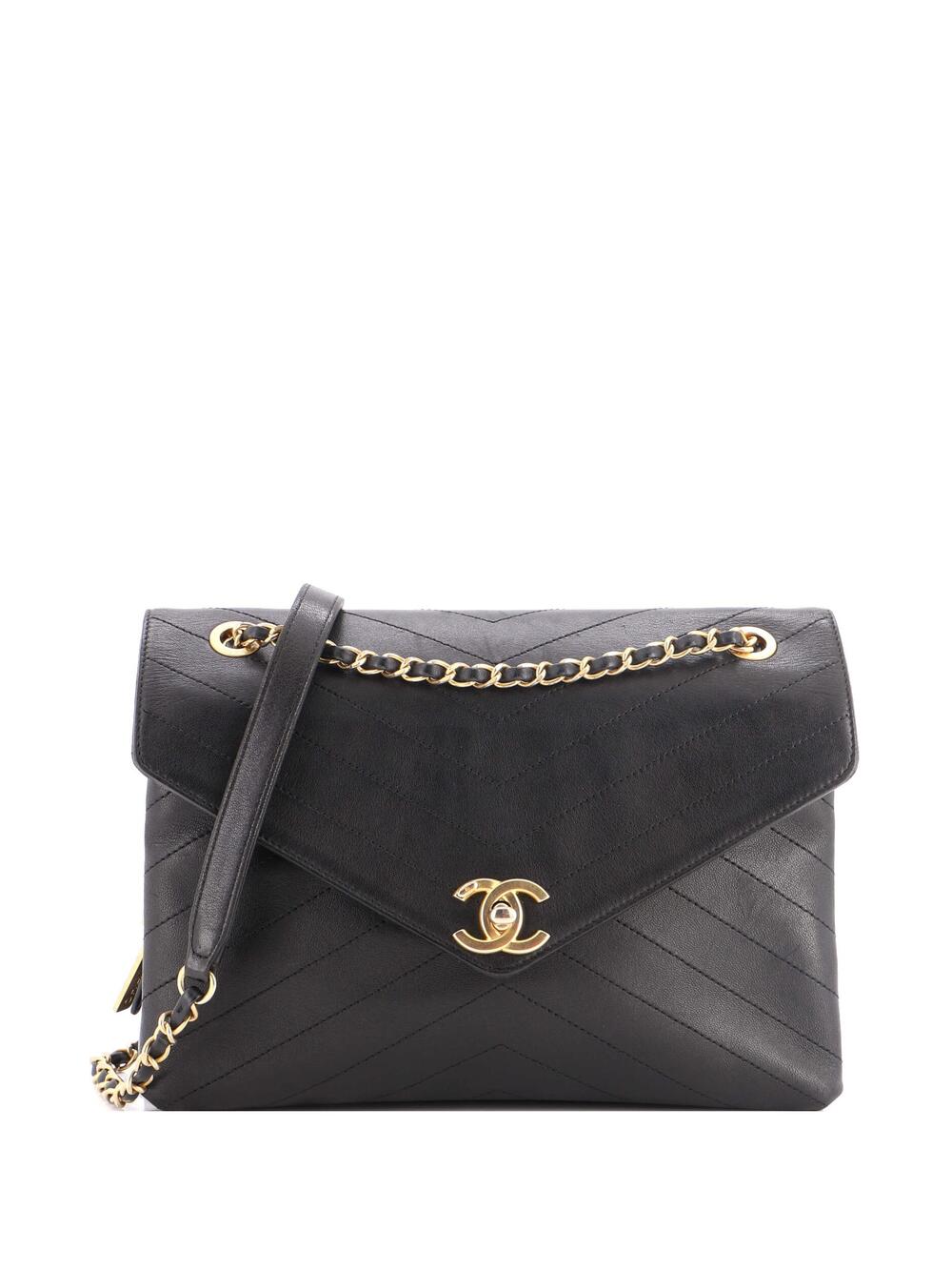 Chanel Envelope Compartment Flap Bag #376838C33B